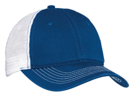 District Mesh Back Cap - Royal/White